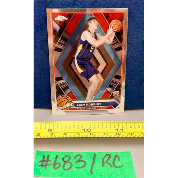 NBA Basketball - Topps Chrome 2023 RC Liam Robbins