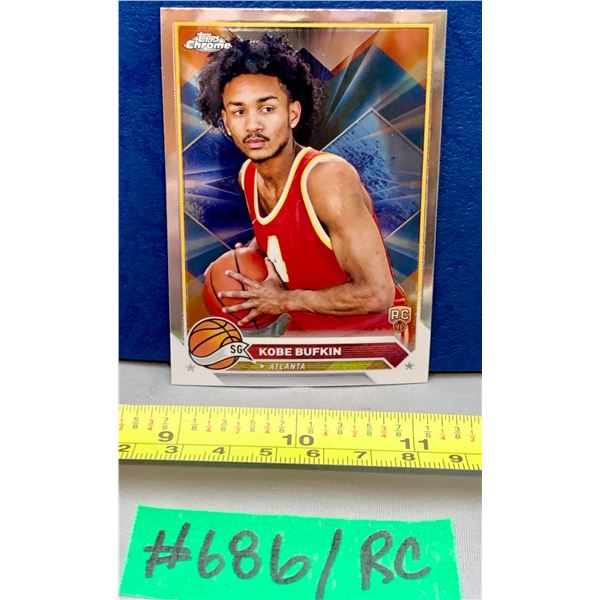 NBA Basketball - Topps Chrome 2023 RC Kobe Bufkin