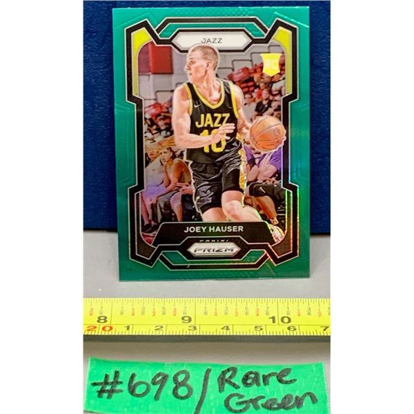 NBA Basketball -  Panini Prizm 2023 Joey Hauser Rare Green Rainbow Parallel