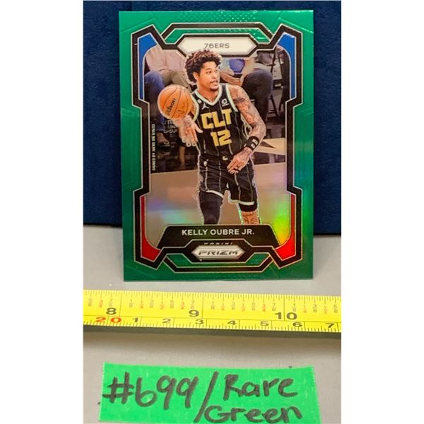 NBA Basketball -  Panini Prizm 2023 Kelly Oubre Jr Rare Green Rainbow Parallel