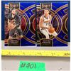 Image 1 : NBA Basketball - 2023 Panini Prizm Select x 2 Chrome Darius Garland & Michael Porter Jr