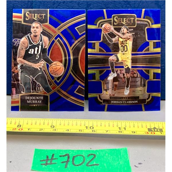 NBA Basketball - 2023 Panini Prizm Select x 2 Chrome Dejounte Murray & Jordan Clarkson