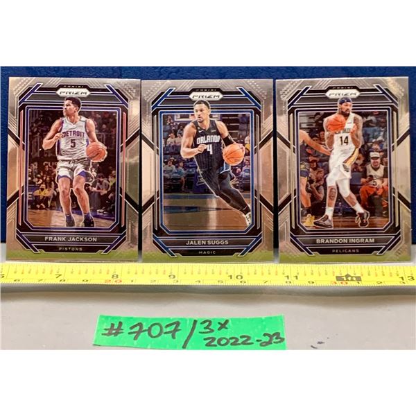 NBA Basketball - 3 x 2022 Panini Prizm Cards