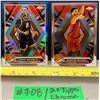 Image 1 : NBA Basketball - 2 x Topps Chrome 2023 Lonnie Walker & Donovan Mitchell