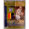 Image 2 : NBA Basketball - Alekse J Pokusevski Auto 3-Color Jersey OKC Thunder POP 1 PSA 7 Thick Card RARE!