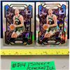 Image 1 : NBA Basketball - 2023 Panini Prizm Joe Ingles Silver & Cracked Ice
