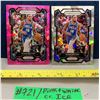 Image 1 : NBA Basketball - 2023 Panini Prizm Shake Milton White & Pink Cracked Ice