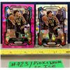 Image 1 : NBA Basketball - 2023 Panini Prizm Kelly Oubre Jr White & Pink Cracked Ice