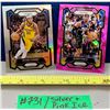 Image 1 : NBA Basketball - 2023 Panini Prizm Myles Turner Silver &Buddy Hield Pink Cracked Ice