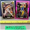 Image 1 : NBA Basketball - 2 x 2023 Panini Prizm Silver & Pink Cracked Ice
