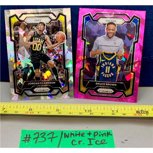 NBA Basketball - 2023 Panini Prizm White & Pink Cracked Ice