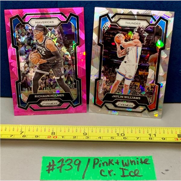 NBA Basketball - 2023 Panini Prizm Pink & White Cracked Ice