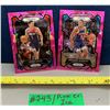 Image 1 : NBA Basketball - 2 x 2023 Panini Prizm Pink Cracked Ice