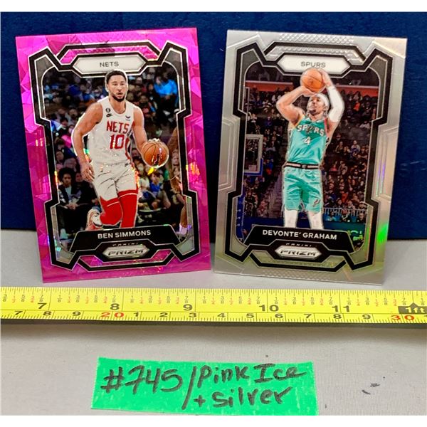 NBA Basketball - 2023 Panini Prizm Silver & Pink Cracked Ice