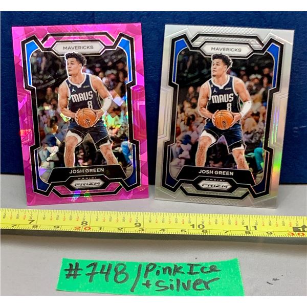 NBA Basketball - 2023 Panini Prizm Josh Green Silver & Pink Cracked Ice