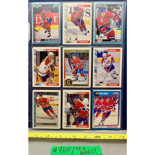 NHL HOCKEY - 18 x Montreal Canadiens HABS
