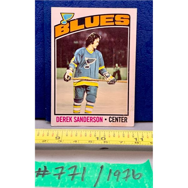 NHL HOCKEY - OPC 1971 Derek Sanderson