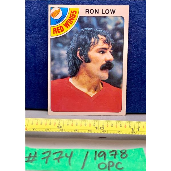 NHL HOCKEY - OPC 1978 Ron Lowe