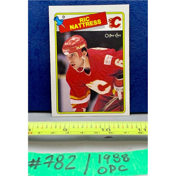 NHL HOCKEY - OPC 1988 Ric Nattress