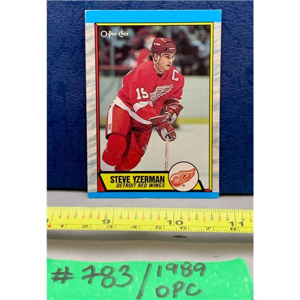 NHL HOCKEY - OPC 1989 Steve Yzerman