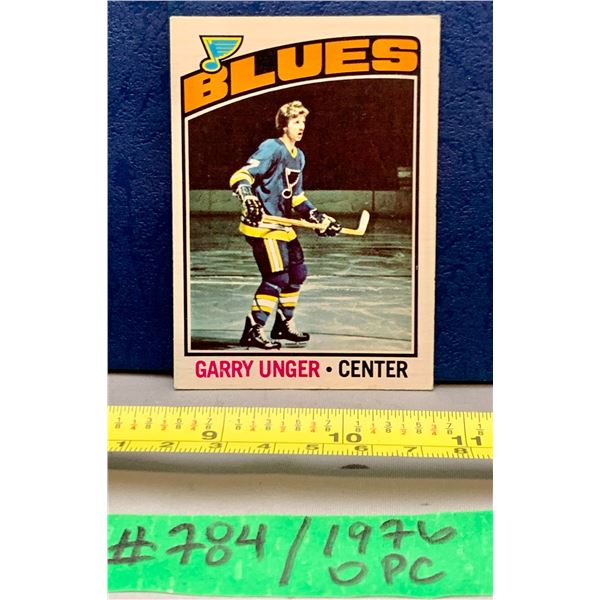 NHL HOCKEY - OPC 1976 Gary Unger