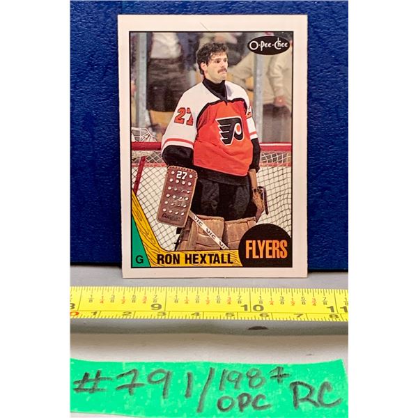 NHL HOCKEY - OPC 1987 Ron Hextall Rookie Card