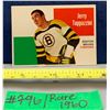 Image 1 : NHL HOCKEY - Very rare 1960 Jerry Toppazzini Boston Bruins