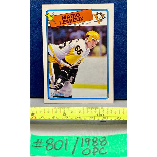 NHL HOCKEY - OPC 1988 Mario Lemieux