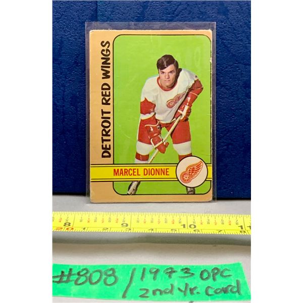 NHL HOCKEY - OPC 1973 Marcel Dionne 2nd Year