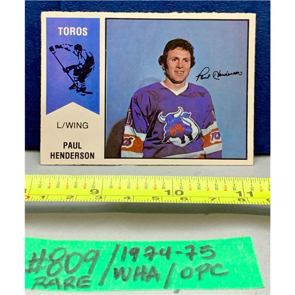 NHL HOCKEY - OPC Rare WHL Paul Henderson