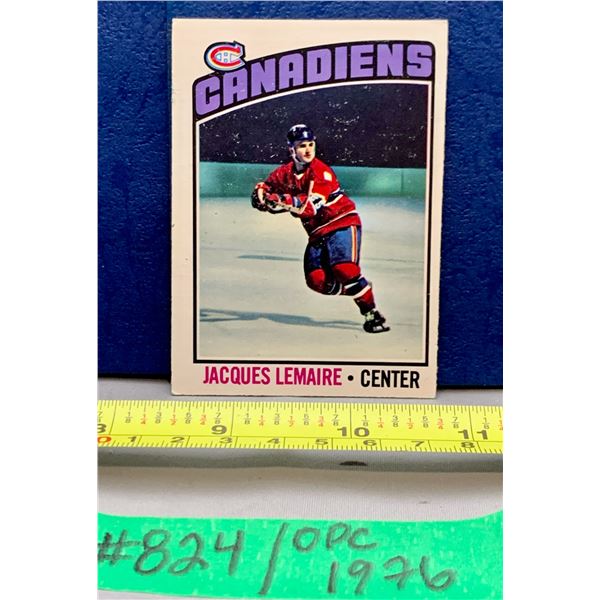 NHL HOCKEY - OPC 1976 Jacques Lemaire
