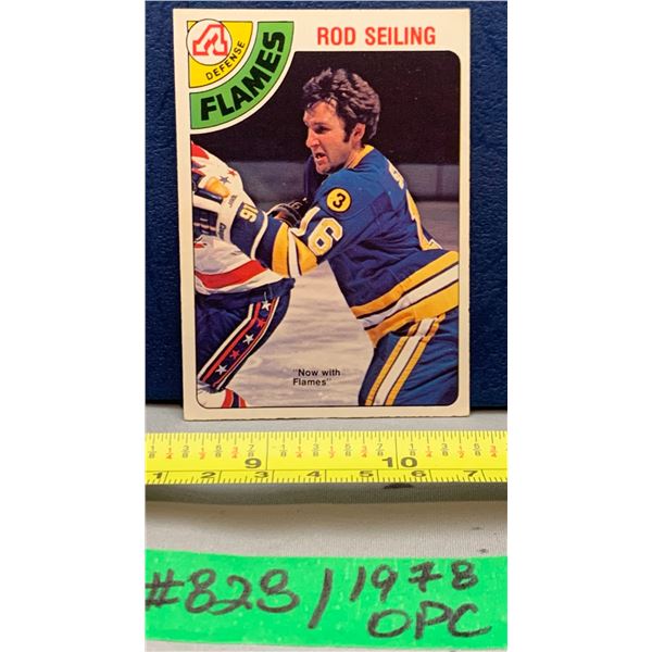 NHL HOCKEY - OPC 1978 Rod Seiling Atlanta Flames
