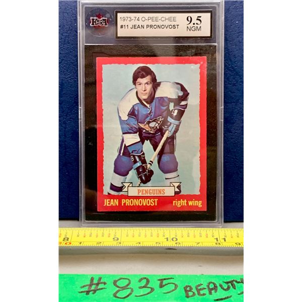 NHL HOCKEY - OPC 1973-74 Jean Pronovost KSA 9.5 Near Gem Mint!  Great Card!