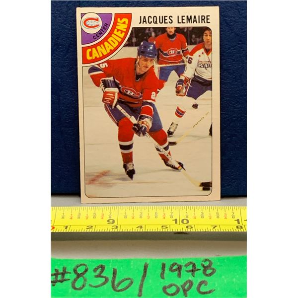 NHL HOCKEY - OPC 1978 Jacques Lemaire