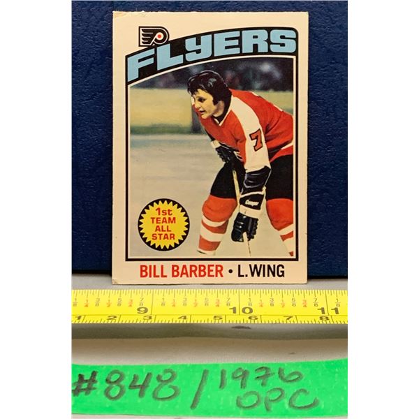 NHL HOCKEY - OPC 1976 Bill Barber