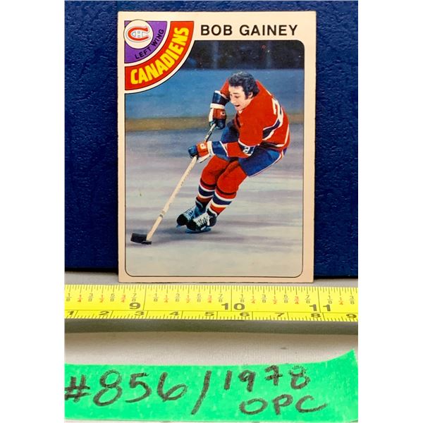 NHL HOCKEY - OPC 1978 Bob Gainey