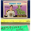 Image 1 : NHL HOCKEY - OPC RARE 1971 Bobby Orr 1st All Star Team Card