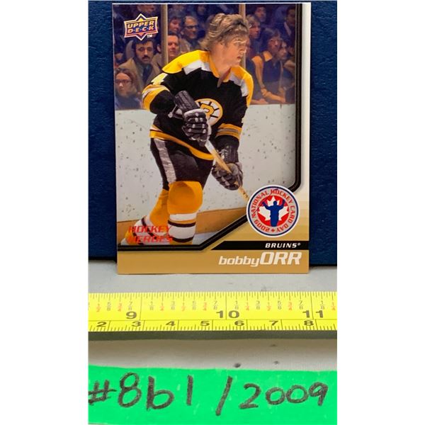 NHL HOCKEY - 2009 NHL Hockey Day - Bobby Orr