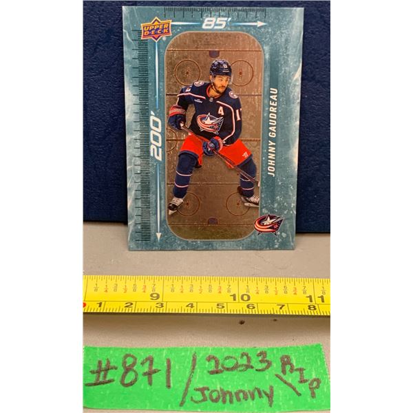 NHL HOCKEY - 2023-24 Johnny Gaudreau (RIP) Rare Insert Card