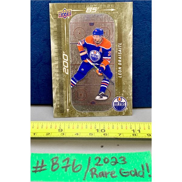 NHL HOCKEY - 2023-24 Rare Gold Parallel Leon Draisaitl Card