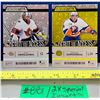 Image 1 : NHL HOCKEY - 2 x Credentials Debut Ticket Access Gold and Silver Rookie Cards - Durandeau