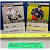 Image 1 : NHL HOCKEY - 2 x Credentials Debut Ticket Access Gold and Silver Rookie Cards - Lohrei