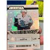 Image 2 : NHL HOCKEY - Credentials Debut Ticket Access Gold and Silver Rookie Cards - Tye Kartye