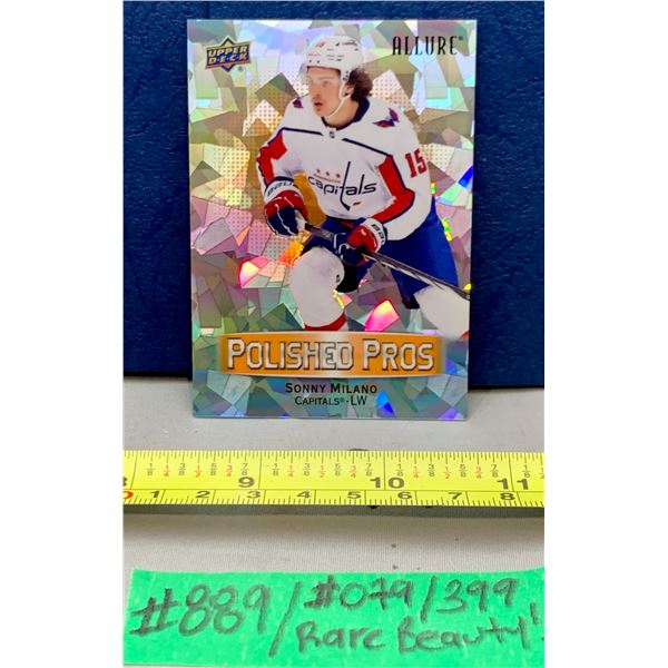 NHL HOCKEY - 2023-24 Polished Pros Sonny Milano Orange Cracked Ice #079/399