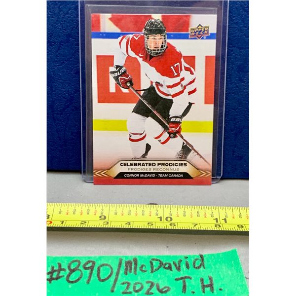 NHL HOCKEY - 2026 Connor McDavid Tim Hortons Celebrated Prodigies