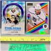 Image 1 : NHL HOCKEY - 2 x Rare Parallels: Karlsson Sub-Zero & Kopitar OPC Rainbow