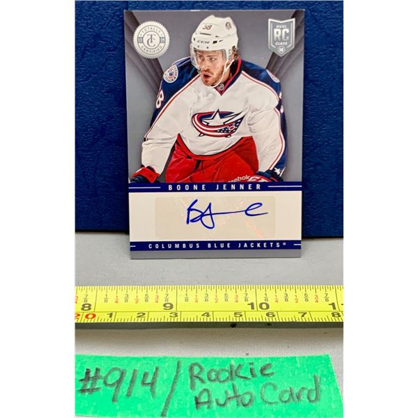 NHL HOCKEY - Rare Autographed Boone Jenner Rookie Card!