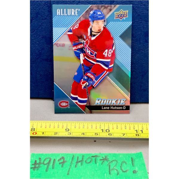 NHL HOCKEY - Lane Hutson Montreal Canadiens HABS Allure Holo Rare Rookie Card