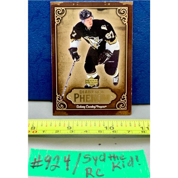 NHL HOCKEY - Sidney Crosby Diary of Phenom Rookie Card