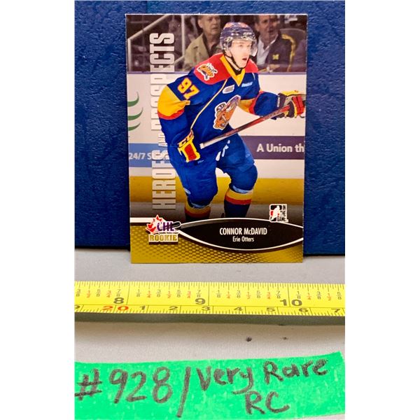 NHL HOCKEY - Rare Connor McDavid Heroes & Prospects CHL Rookies Card